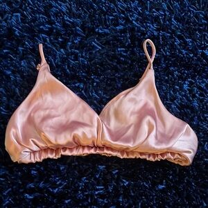 Windsor Pink Satin Bralette Intimates